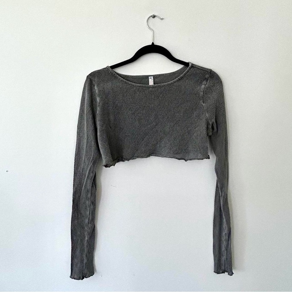 FP Movement Dark Grey Long Sleeve Top